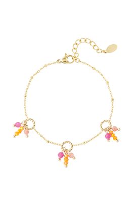 Fiesta Vibes Armband - Oranje roze