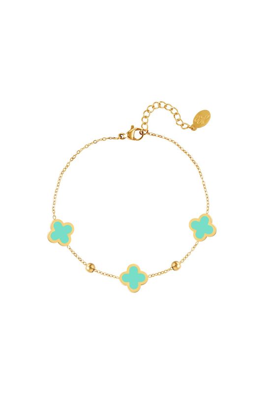 Lucky Clover Armband - Groen
