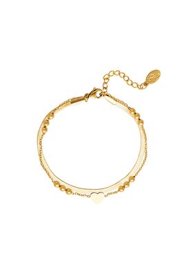 Fine heart armband