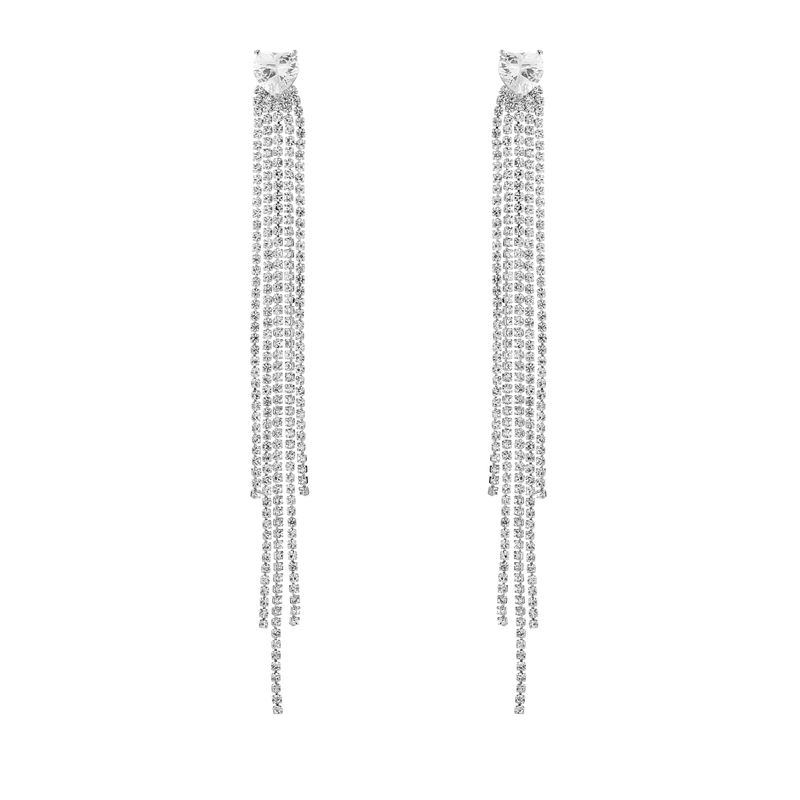 Glam oorbellen - Zilver