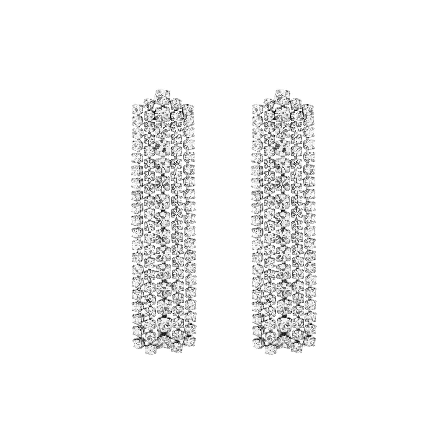 Spark oorbellen- Zilver