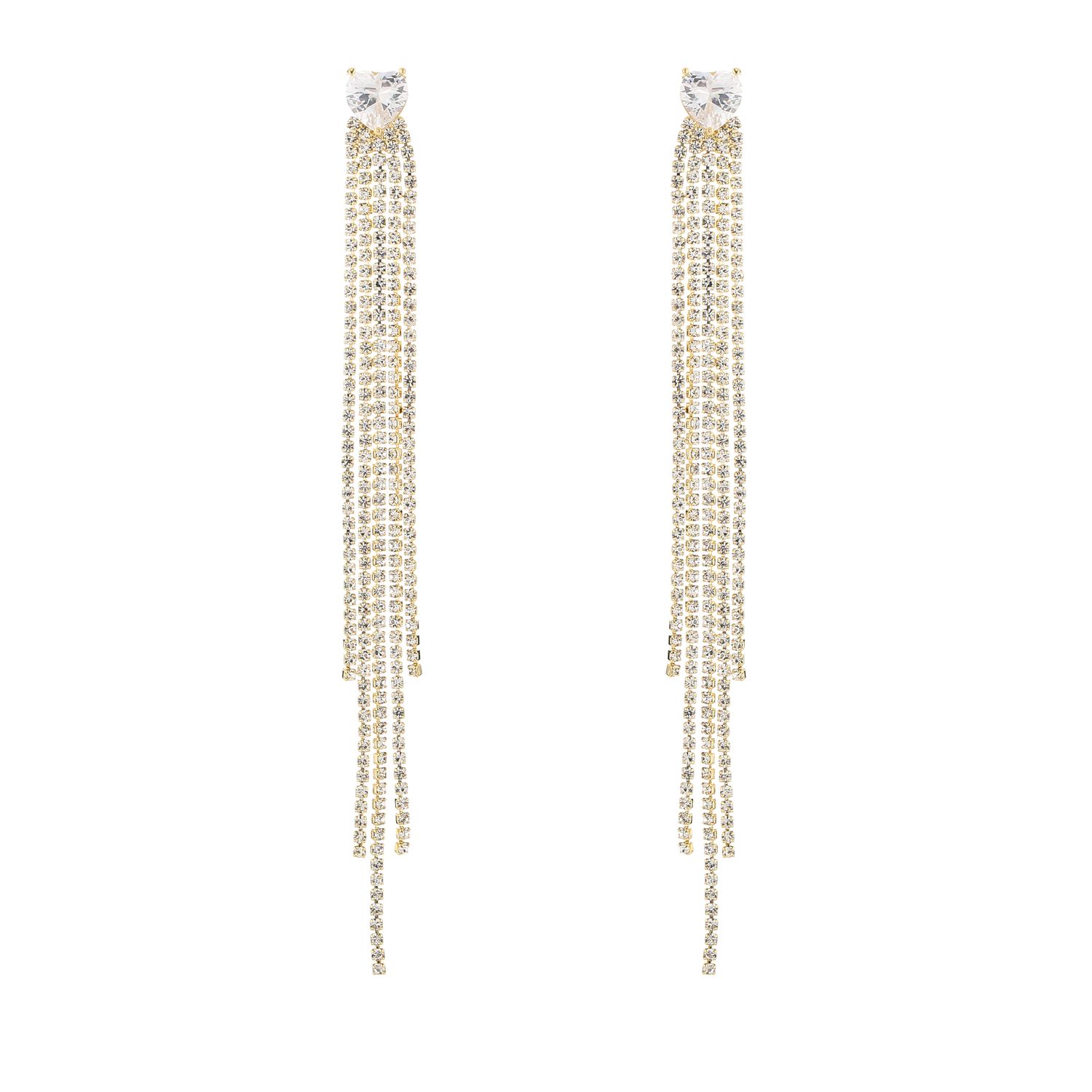Glam oorbellen - Goud