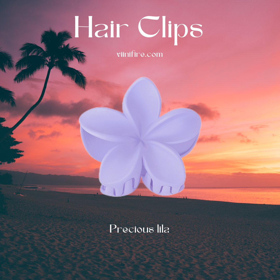 Flora haarklem - Precious lila