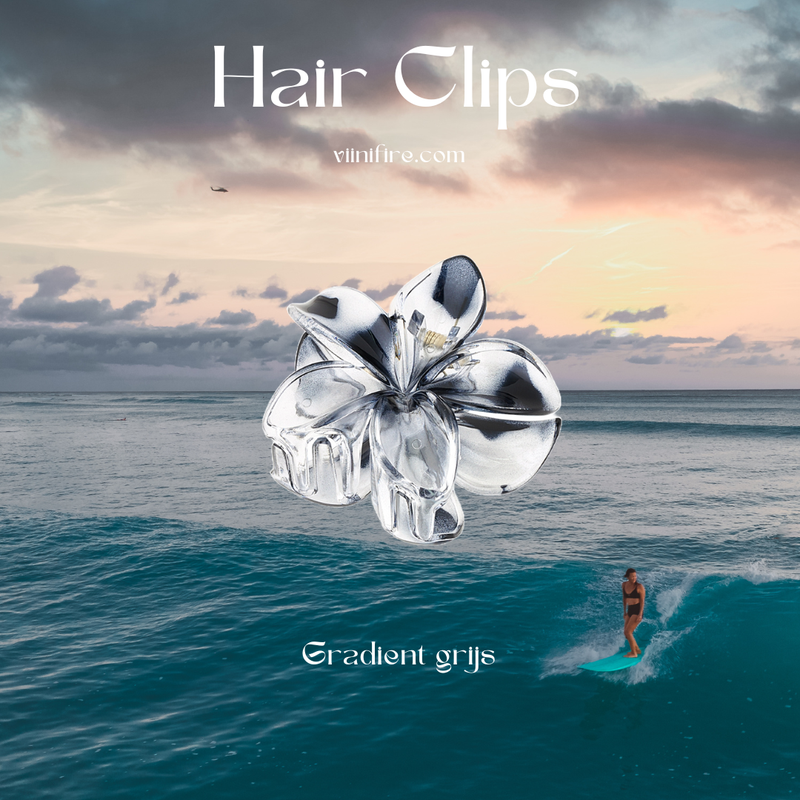 Hawaiiaanse gradient  haarklem - Grijs