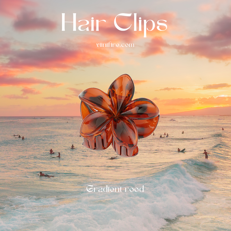 Hawaiiaanse gradient  haarklem - Rood