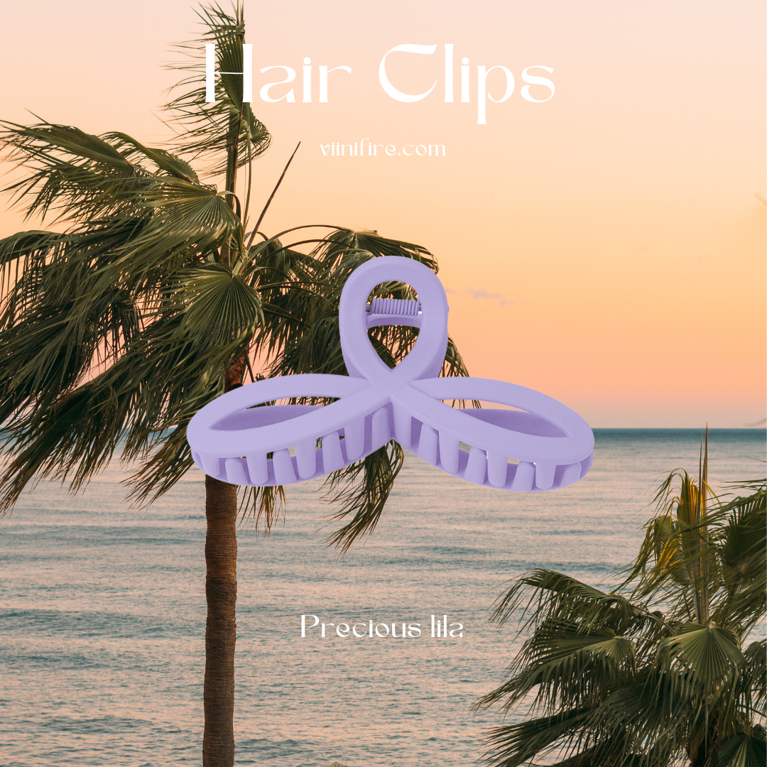 Swirl Haarklem - Precious lila