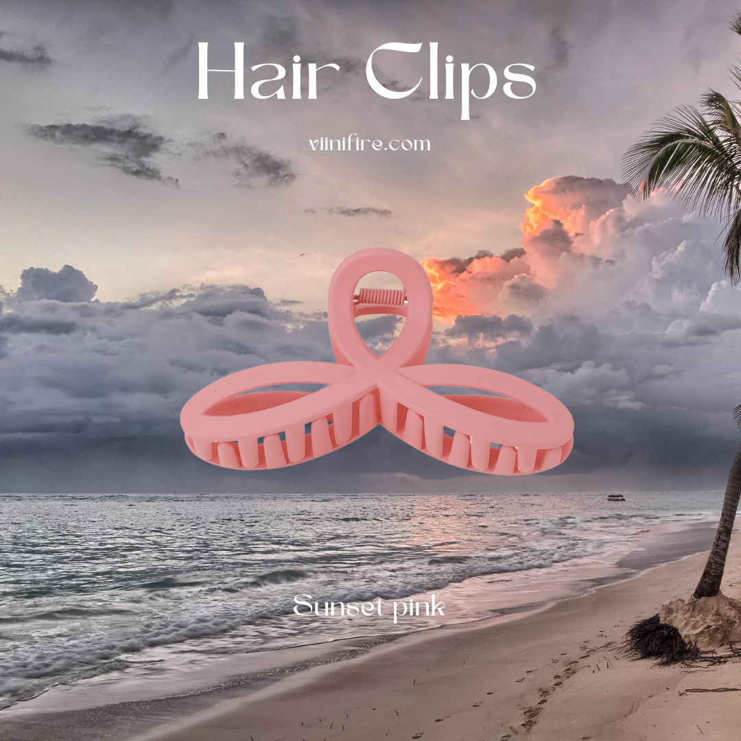 Swirl Haarklem - Sunset pink