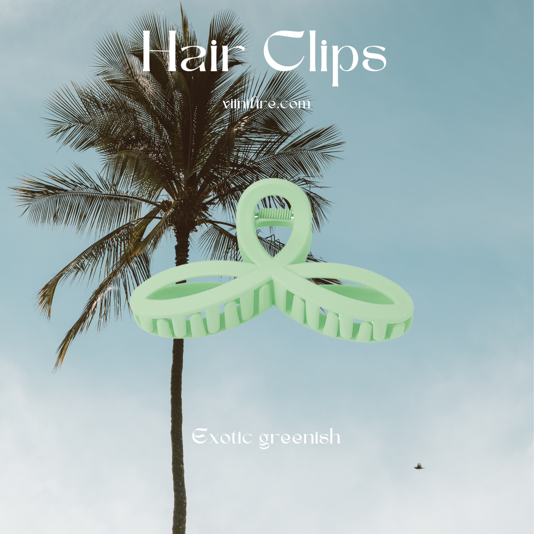 Swirl Haarklem - Exotic greenish