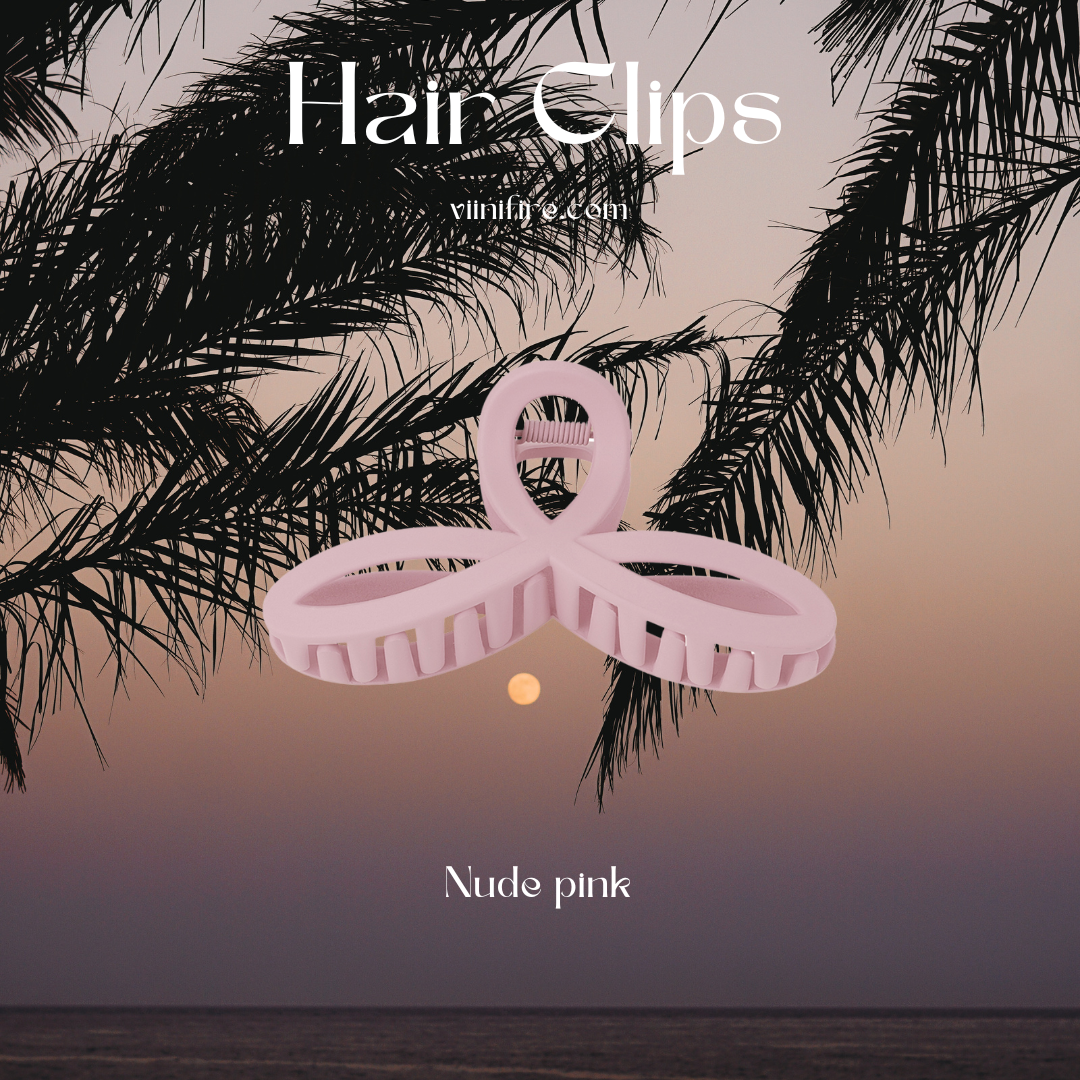 Swirl Haarklem - Oud roze