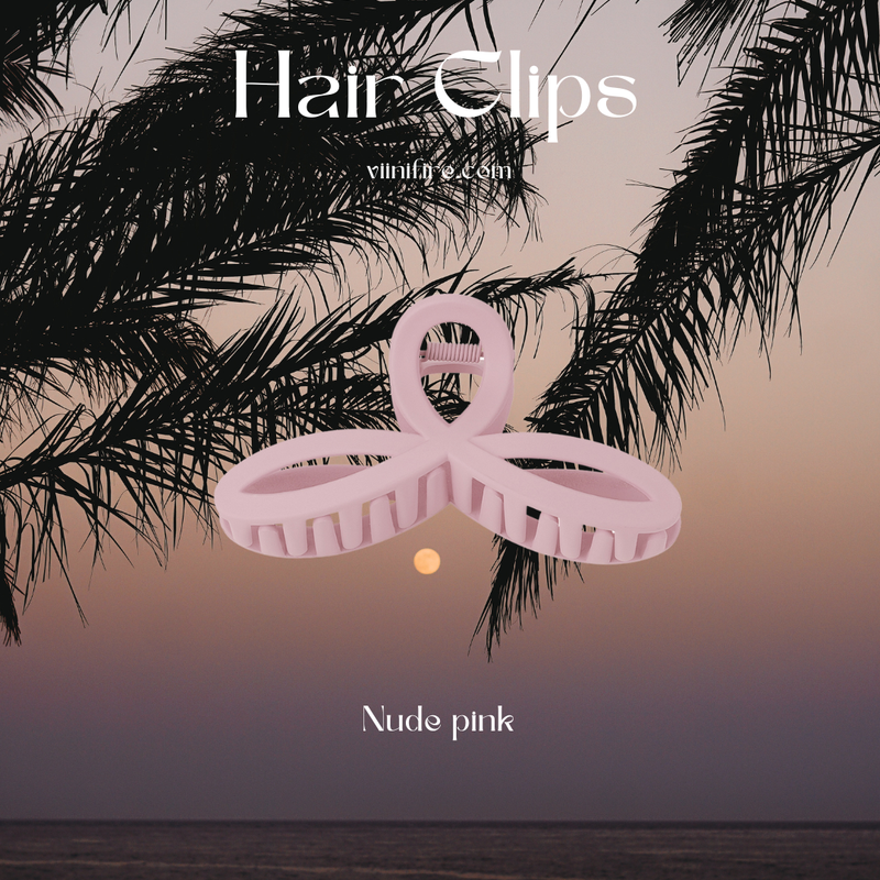 Swirl Haarklem - Oud roze