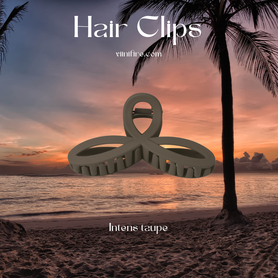 Swirl Haarklem - Intens taupe