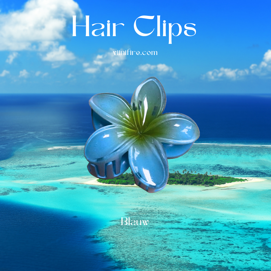 Hawaii gradient haarklem - Blauw