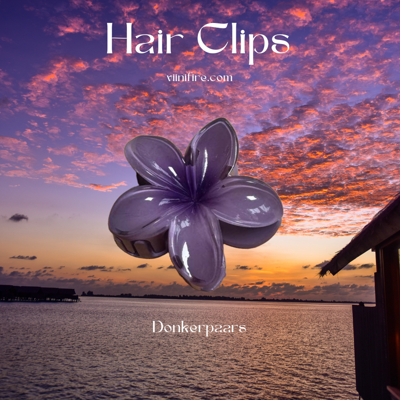 Hawaii gradient haarklem - Donkerpaars