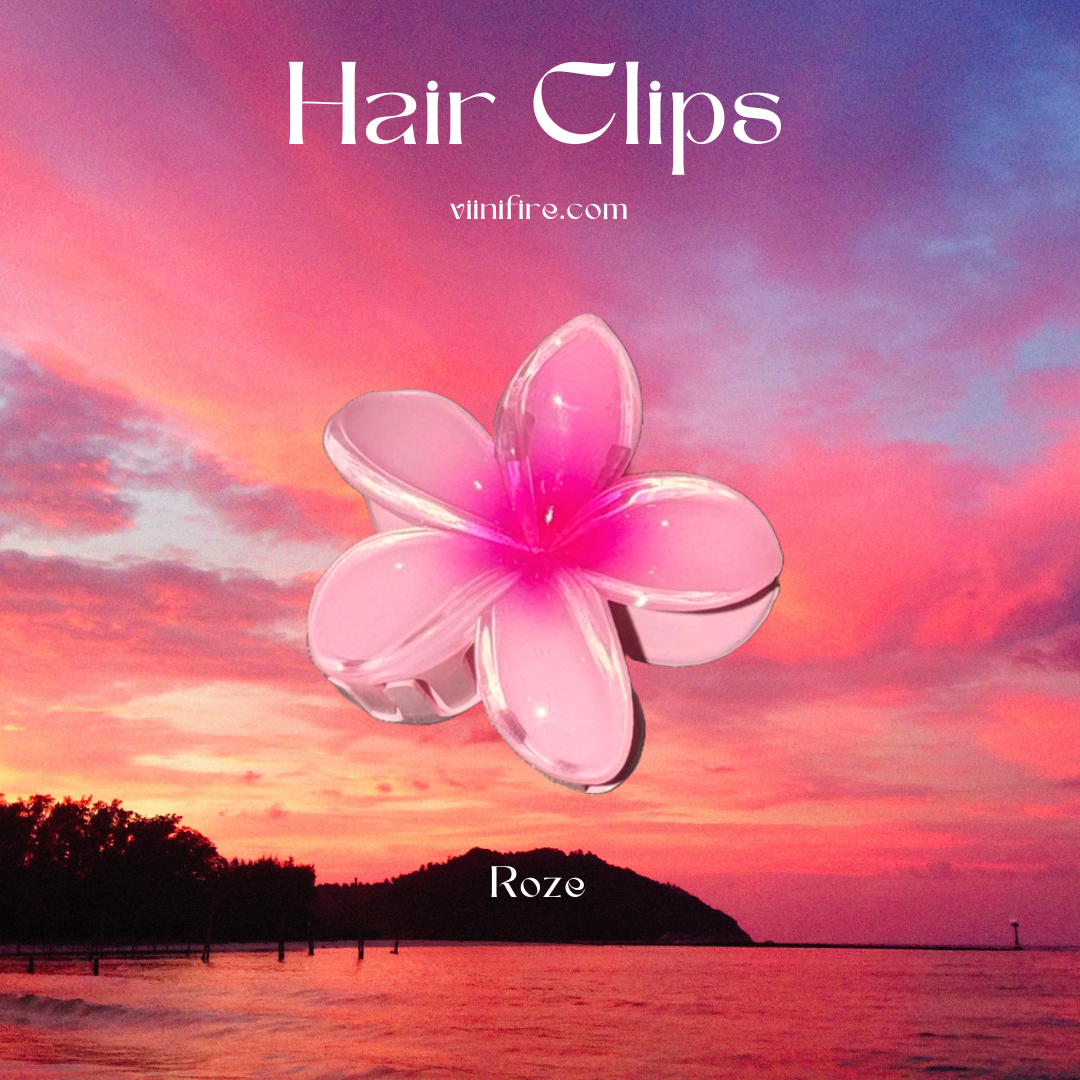 Hawaii gradient haarklem - Roze