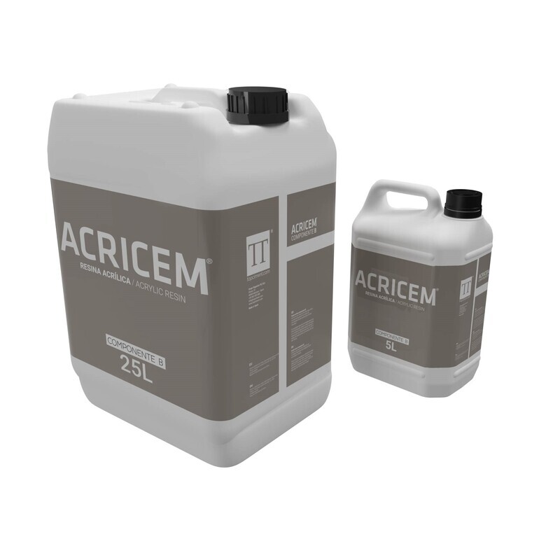 TOPCIMENT ACRICEM RESIN COMPONENT B MICROCEMENT 5Liter TOPCIMENT ACRICEM RESIN COMPONENT B MICROCEMENT 5Liter