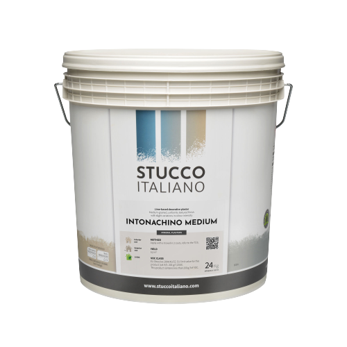 INTONACHINO MEDIUM 24kg - Lichtgewicht sierpleister met een warme uitstraling INTONACHINO MEDIUM 24kg - Lichtgewicht sierpleister met een warme uitstraling