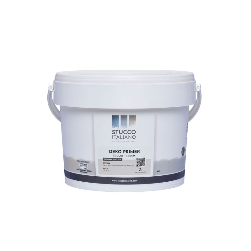 DEKO PRIMER Stucco Italiano LICHT / DONKER 2L - 10L DEKO PRIMER Stucco Italiano LICHT / DONKER 2L - 10L