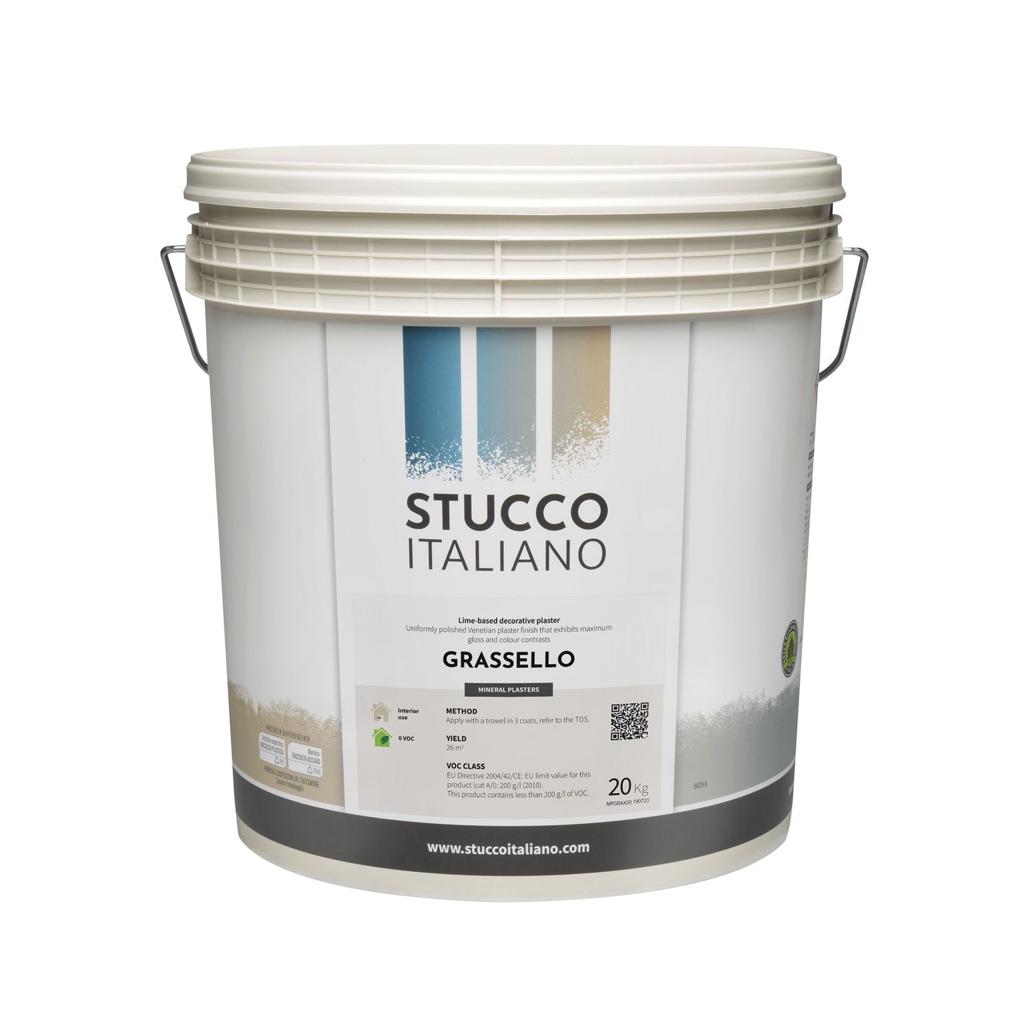 STUCCO GRASELLO 7Kg - Extreem glanzende Venetiaanse pleister voor spiegel effect