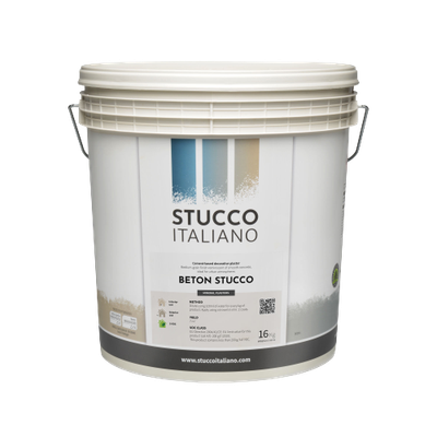 BETON STUCCO 16kg - Sierpleister voor betonimitatie BETON STUCCO 16kg - Sierpleister voor betonimitatie