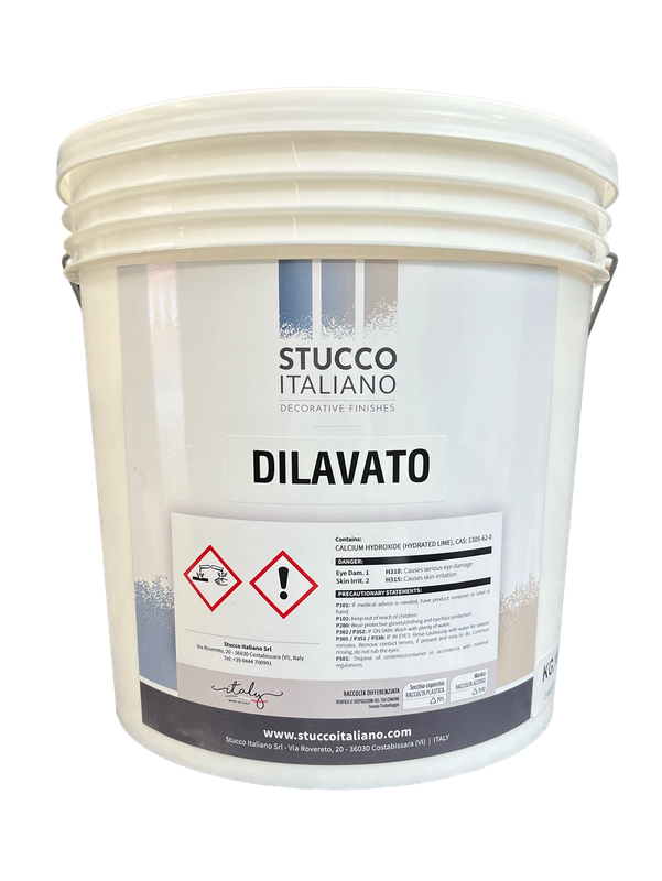 DILAVATO 16kg - Gevelpleister met gekleurde marmerfragmenten voor een antiek effect