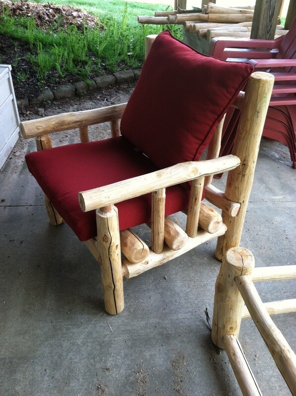 Log chair