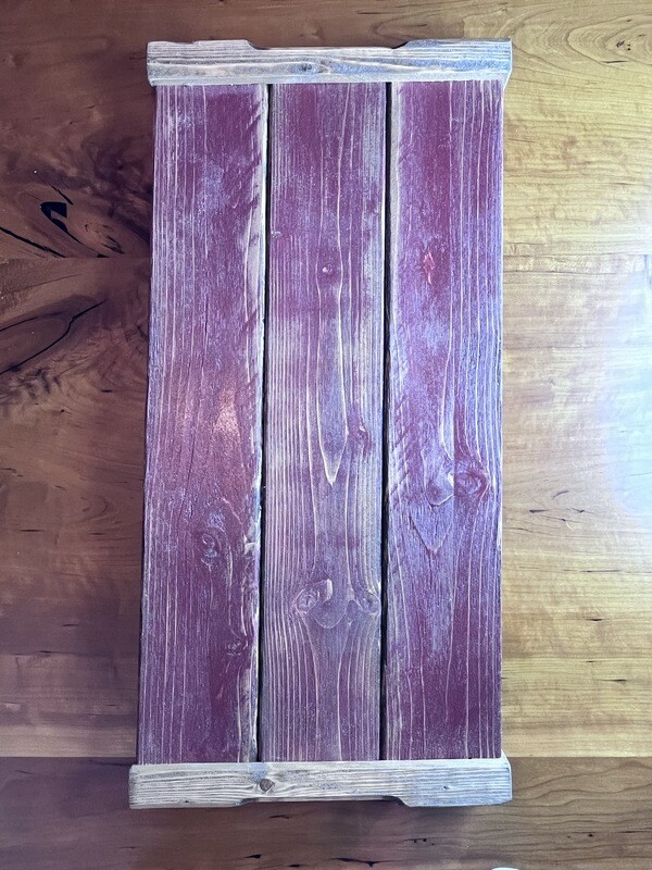 Serving Tray Red Side