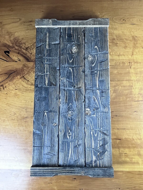 Serving Tray Dark Walnut Side