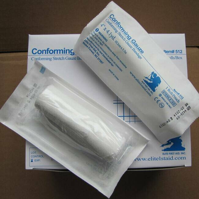 CONFORMING GAUZE BANDAGE 4" X 4.1YDS