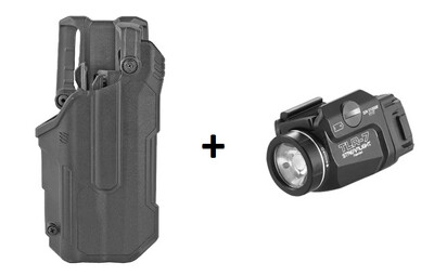 T-SERIES Level 3 holster  with TLR-7 pistol light