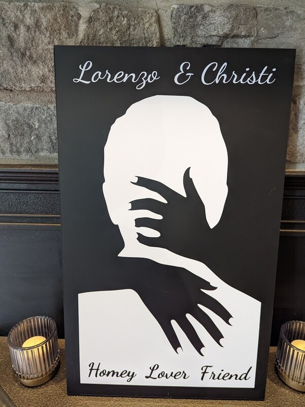 Custom Name Sign-Couple