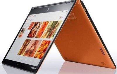 Lenovo Yoga 900 i7 6th Gen Orange Touch Screen 14" (Renewed)