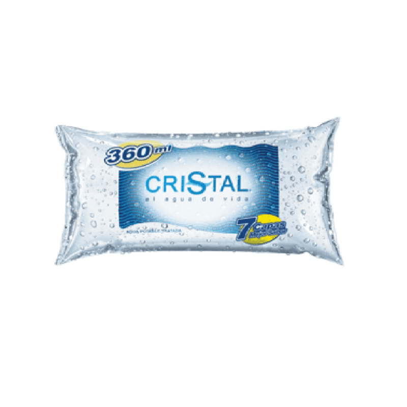 Agua bolsa cristal 360ml*30