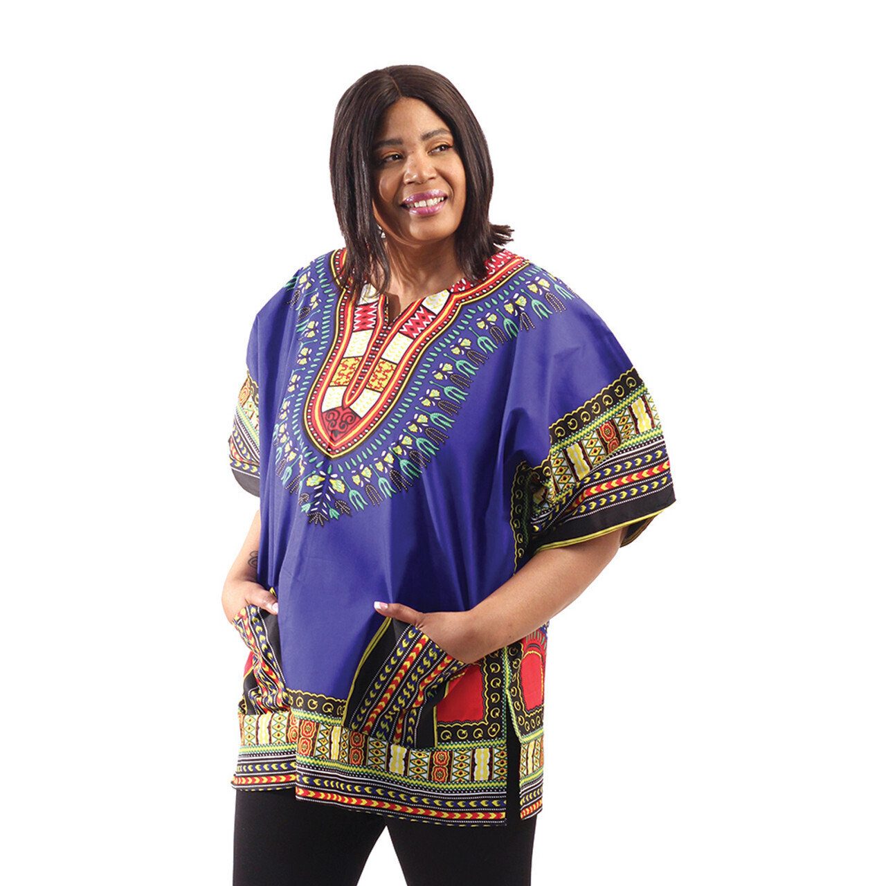 King-Sized Dashiki Blue