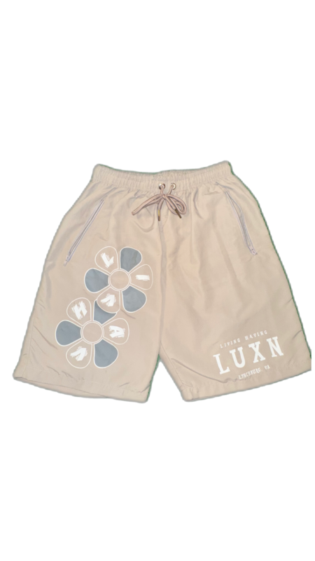 LUXN “LIV &amp; HAV” Flower Shorts