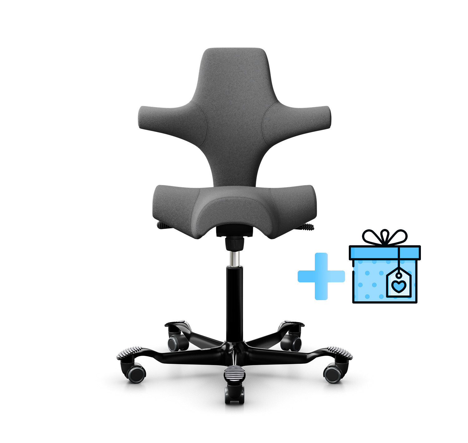 HÅG Capisco 8106 «eco-friendly, anthrazit» 🎁 Standard (200 mm)