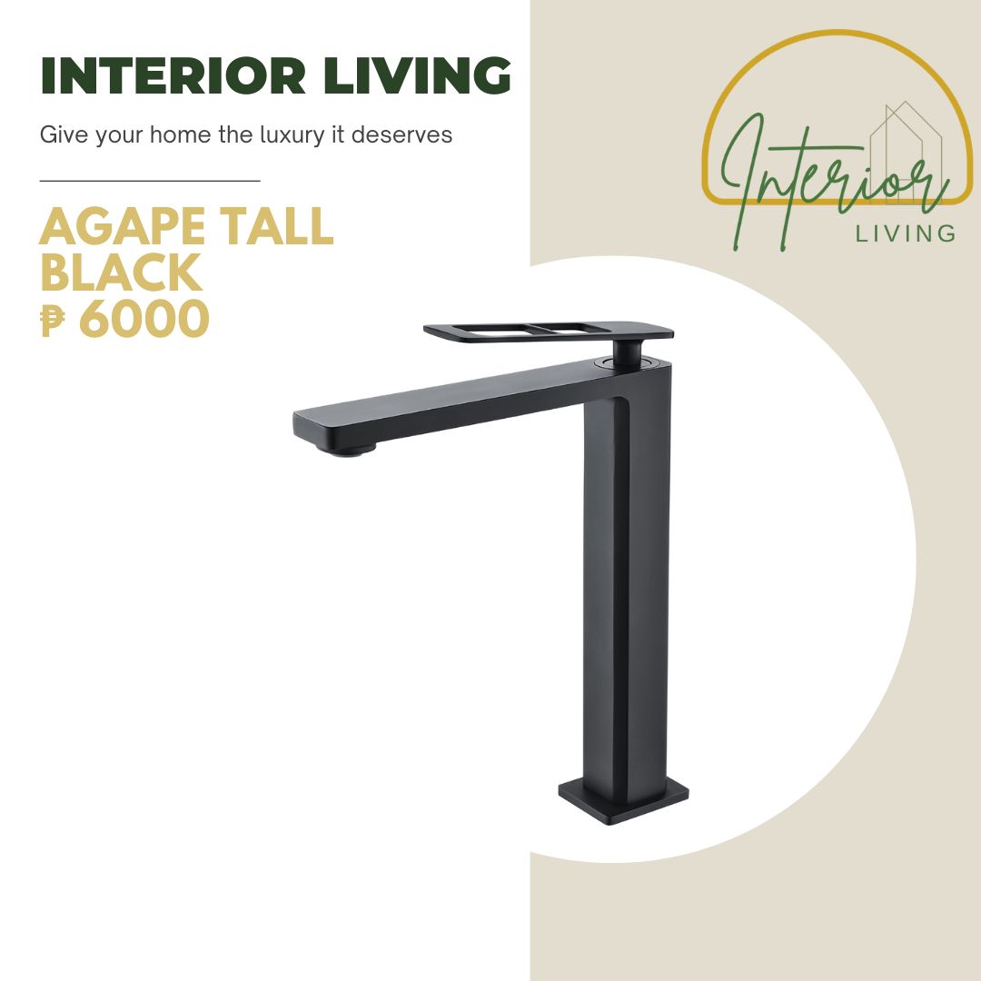 Agape Tall Single Handle Two Hole Basin Faucet