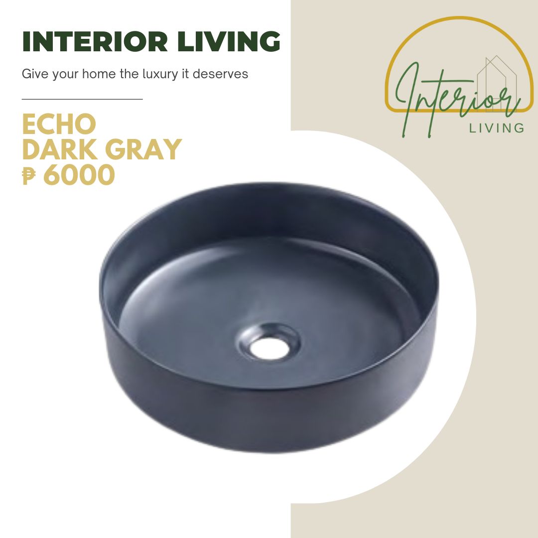 Echo Ceramic  Counter Top Basin with Matching Pop-up Drain