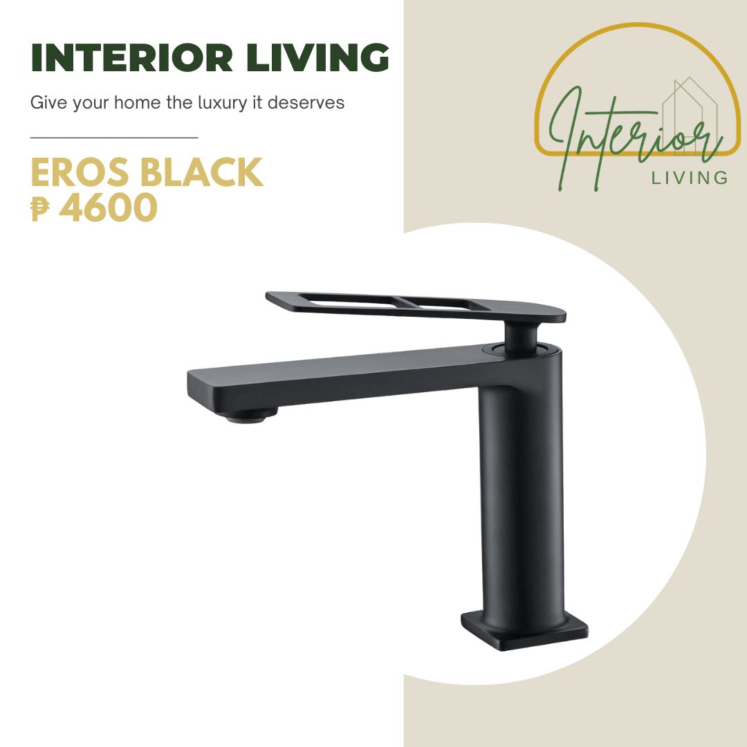 Eros Short Single Handle Two Hole Basin Faucet