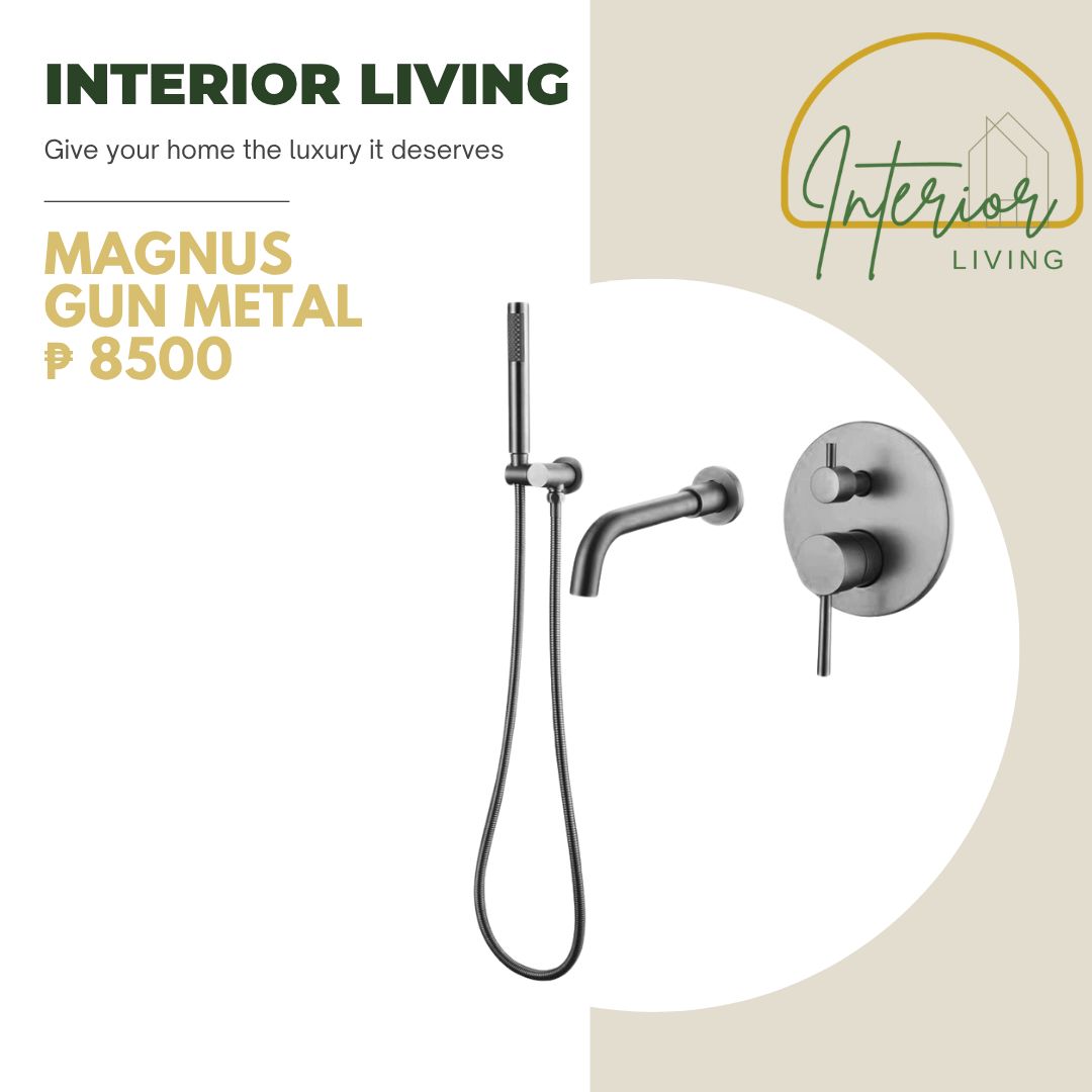 Magnus Gun Metal Bath Tub Mixer