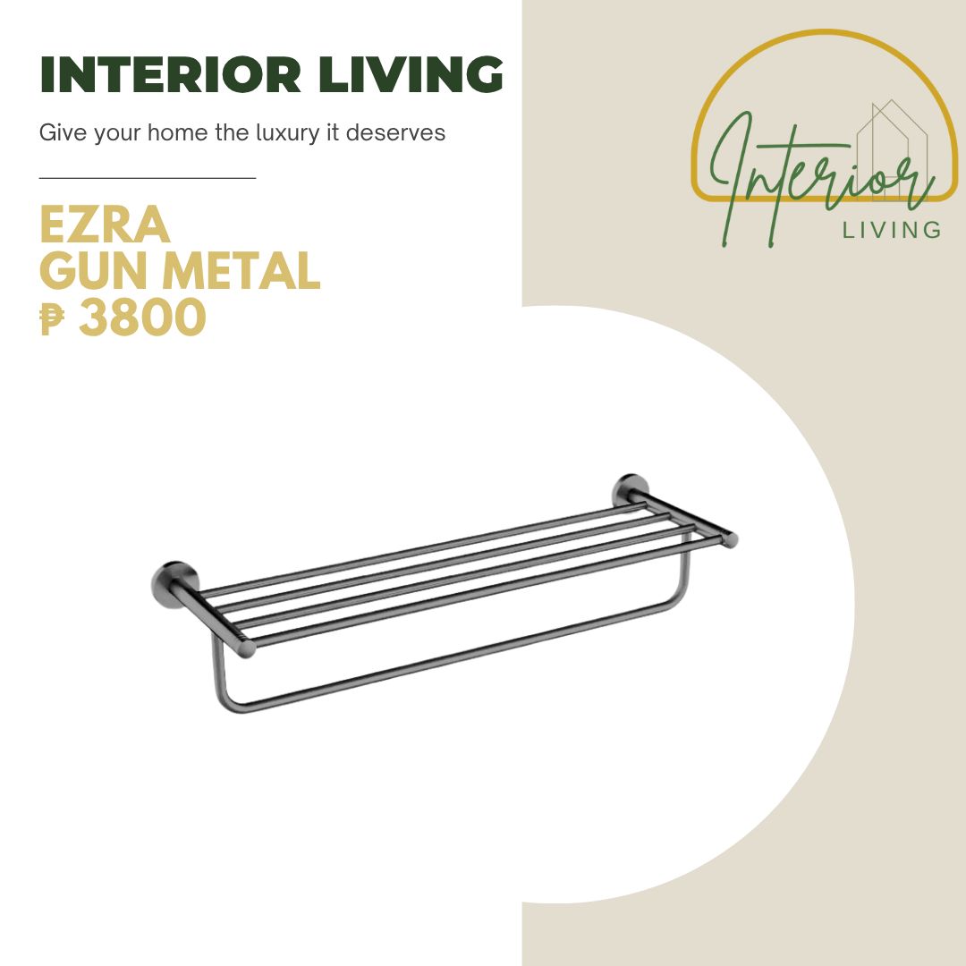 Ezra Towel Rack Gun Metal