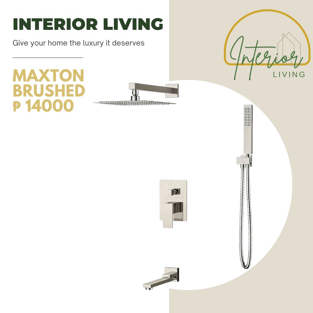 Maxton SUS Brushed 3-Way Concealed Shower System