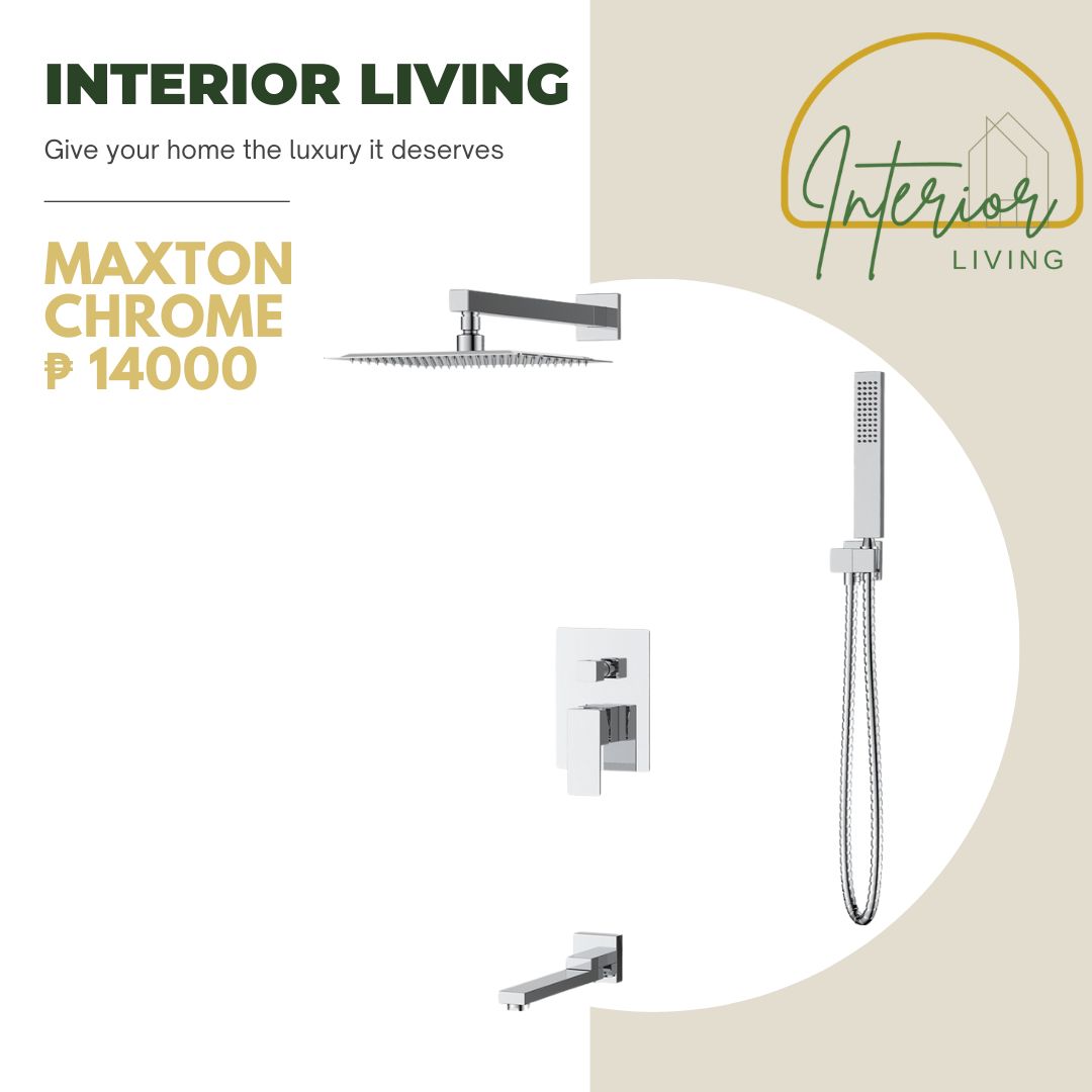 Maxton Chrome 3-Way Concealed Shower System