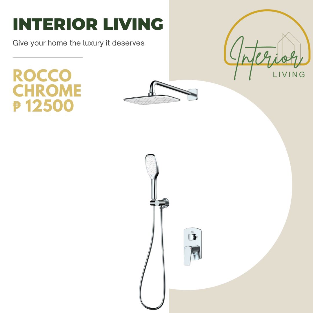 Rocco Chrome 2-Way Concealed Shower Set
