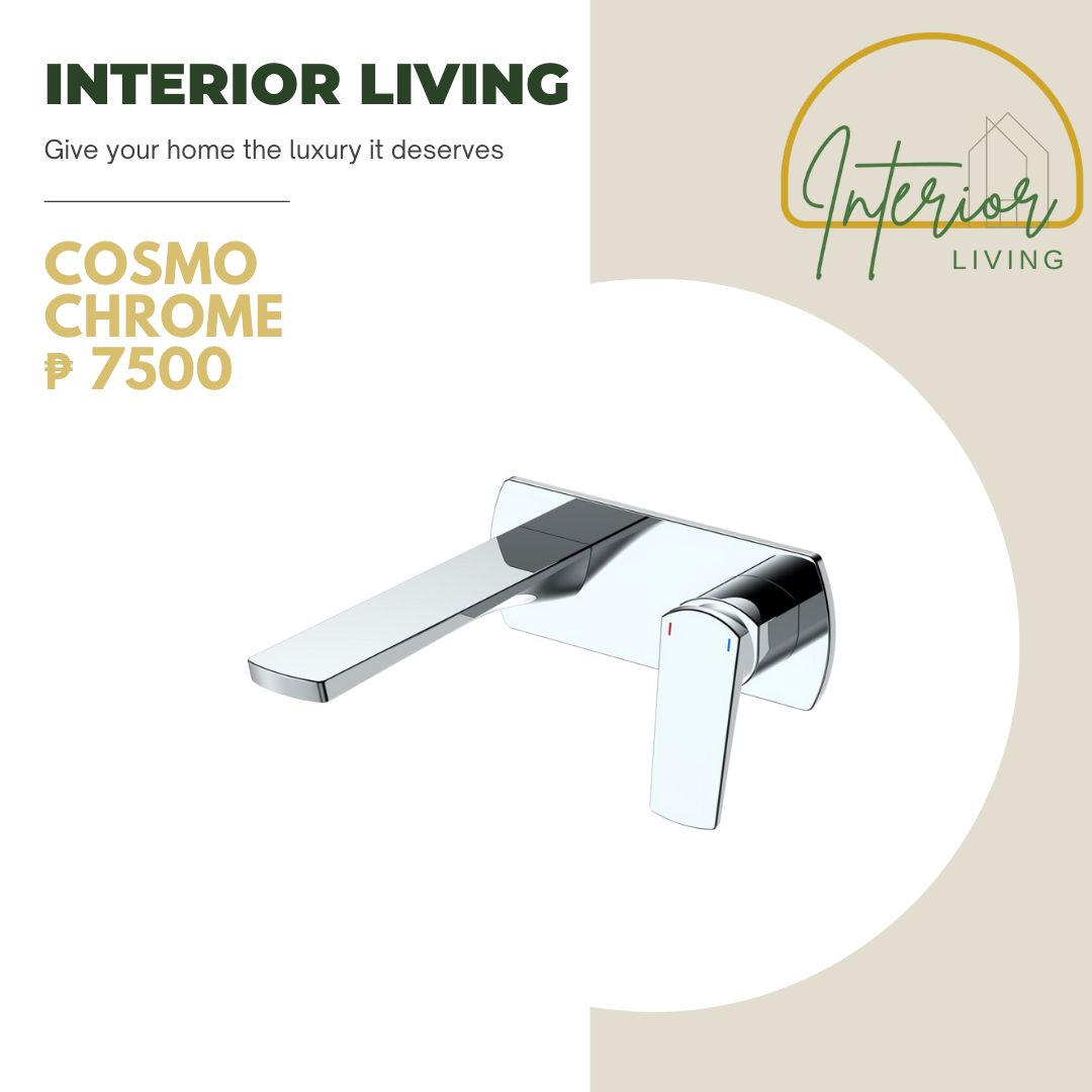Cosmo Chrome In- Wall Basin Mixer
