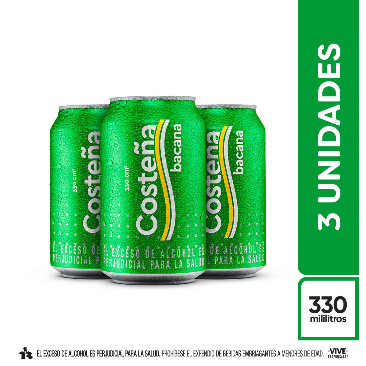 Cerveza costeña bacana 330 ml