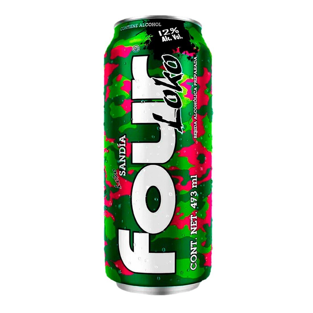 Four loko sandía lata x 473 ml