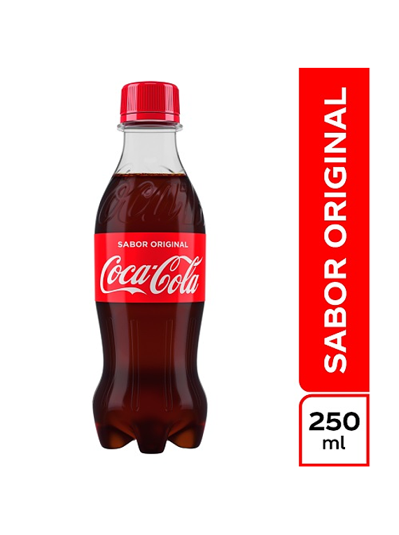 Coca Cola Pet 250 ml botella