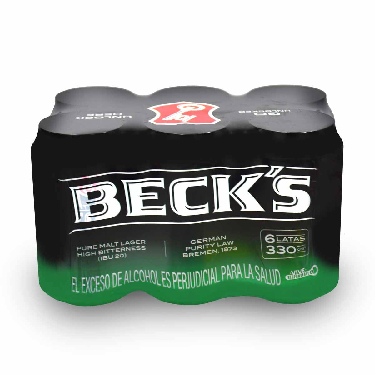 Cerveza becks lata 330ml und