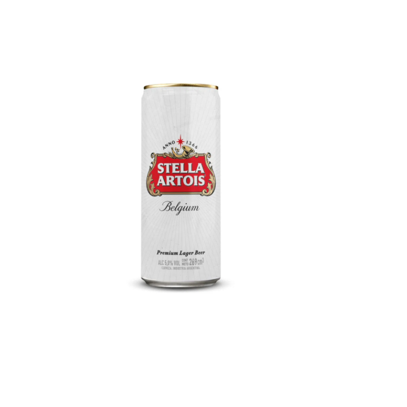 Cerveza Stella Artois lata 269ml x 1 unidad