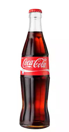 Coca cola 350 ml botella vidrio